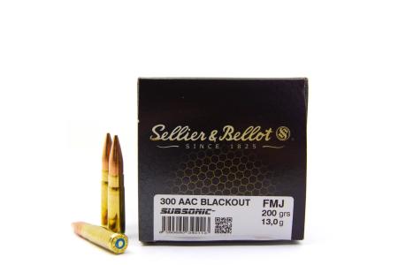 Патрон Sellier & Bellot Subsonic кал. 300 BLK