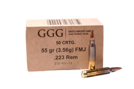 Набій GGG к-р 223Rem 55g FMJ