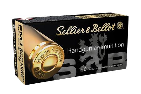 Набій Sellier & Bellot 9х19 FMJ 8г