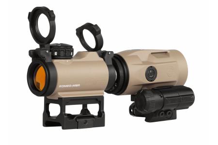 Комплект Sig Optics коліматор Romeo-MSR 2 MOA та магніфер Julie3-MICRO3x22mm FDE