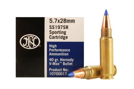 Набої  cal.5.7х28 мм 40 gr Hornady V-Max.