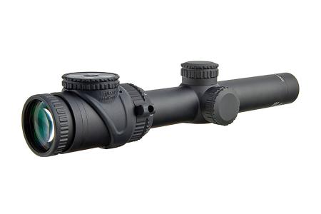 Приціл оптичний TRIJICON AccuPoint 1-6x24 (30 мм) illum. BAC Green Triangle Tritium/Fiber Optics SFP