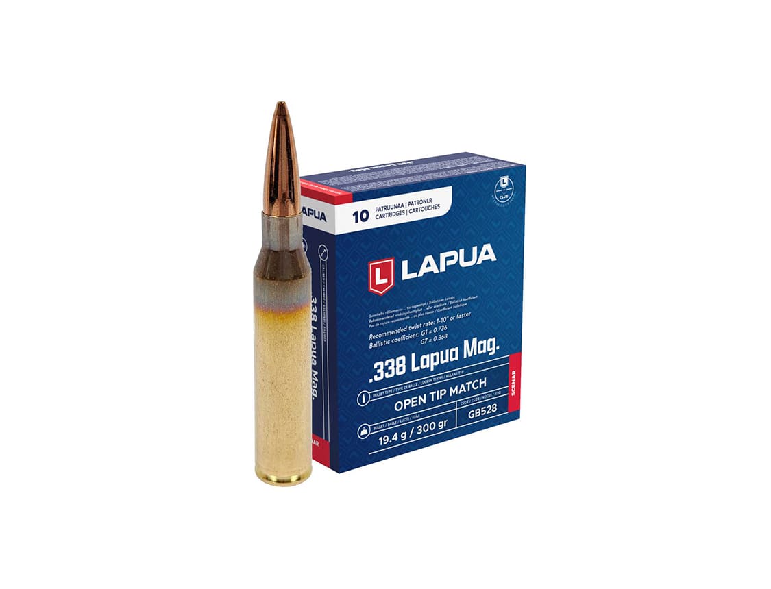 Нарізні набої 338 Lapua Magnum 300gr SCenar OTM